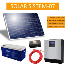 Güneş enerji paneli solar paket 07