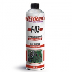 Jetclean f-02 500 ml flux anakart temizleme sprey