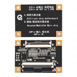Lcd panel flexi repair kart qk-68 pin to 51 pin 4k a1