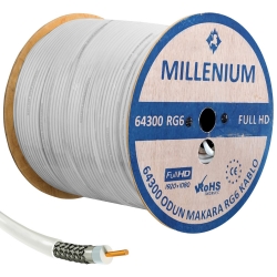 Millenium anten kablosu rg6 u4 64 tel 300 metre