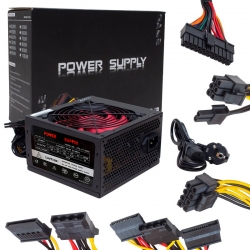 Powermaster pm-15901 peak-250w power supply real-230w peak-280w 20+4 pin