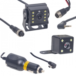 Powermaster pm-19296 5 mp 7 ekranli mikrofonlu gece görüşlü çift kamerali araç kayit cihazi (32 gb destekli)