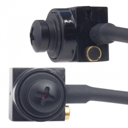 Powermaster pm-19311 3.6 mm 800 tvl 1/4 sensör mikrofonlu siyah vida model mini kamera