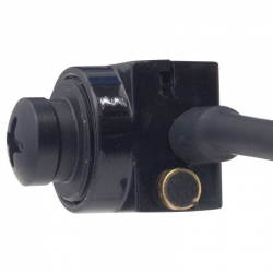 Powermaster pm-19311 3.6 mm 800 tvl 1/4 sensör mikrofonlu siyah vida model mini kamera