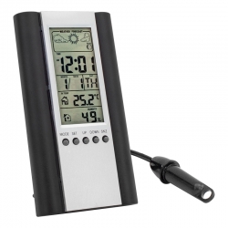 Powermaster pm-6107 sicaklik nem ölçer termometre (saat-alarm)
