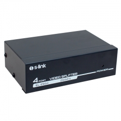 S-link sl-2504 4 port 250 mhz  monitör çoklayici vga splitter dağitici