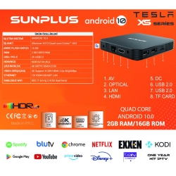 Sunplus tesla xs android tv box 2+16gb