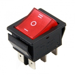 Tekli geniş işikli 6 pin on-off soba anahtari (ic-105)