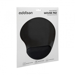 Addison 300521 bileklikli lüks siyah mouse pad