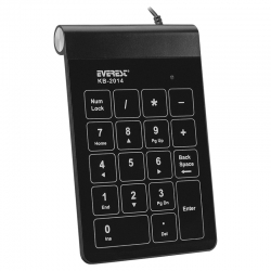 Everest kb-2014 usb dokunmatik numerik standart siyah klavye