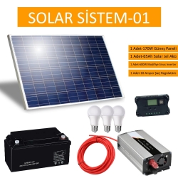 Güneş enerji paneli solar paket 01