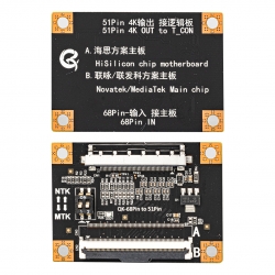 Lcd panel flexi repair kart qk-68 pin to 51 pin 4k b2