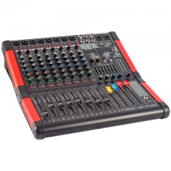 Magicvoice mv-p800 8 ch-usb/bt deck mixer [kolisi ikili ]