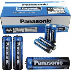 Panasonic manganez aa 60li kalem pil 60li (paket fiyati)(r6be/4ps)