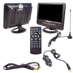 Powermaster pm-4654 9.5 tft lcd usb/sd analog tv tuner portable tv monitör