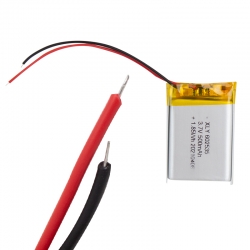 Powermaster xly 602535 3.7 volt 500 mah 1.85wh 20210408 batarya lityum ciklet polimer pil (3.6cmx2.4cm)