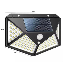 Winnboss yx-100 solar güneş enerji aydınlatma lambası sensörlü 100 led